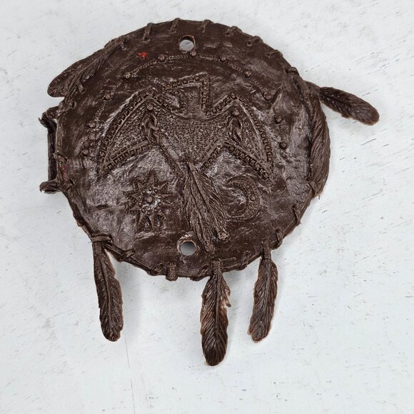 Vintage Marx Johnny West Shield Eagle Chief Cherokee Geronimo Accessories Brown - Picture 6 of 8